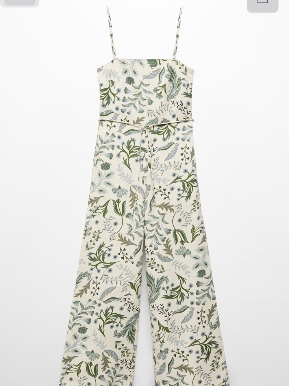 Mango Print Jumpsuit - with Bow
